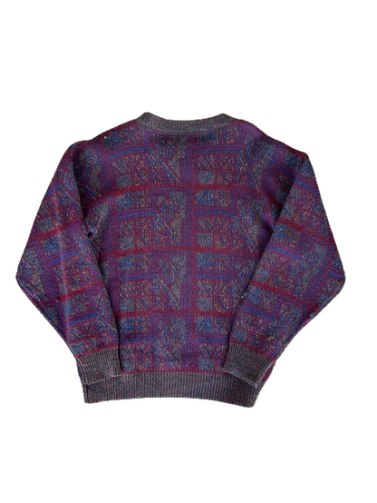80s vintage knit sweater (M)