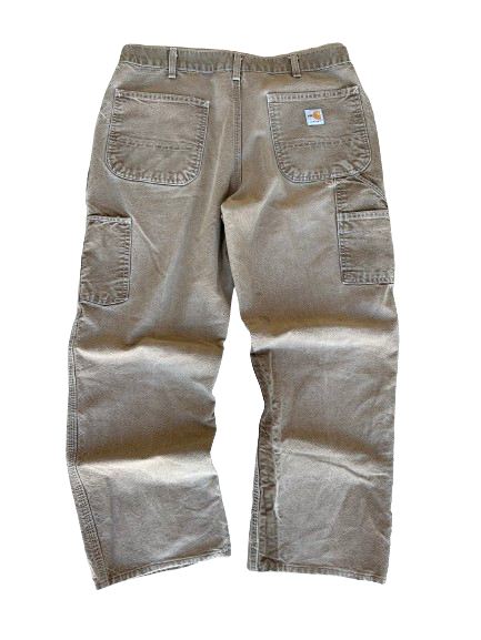 brown carharrt carpenter pants (33 x 30)
