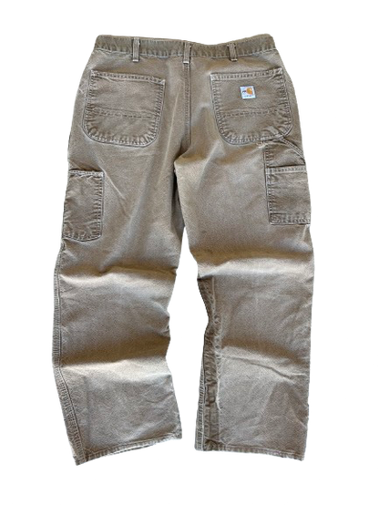 brown carharrt carpenter pants (33 x 30)