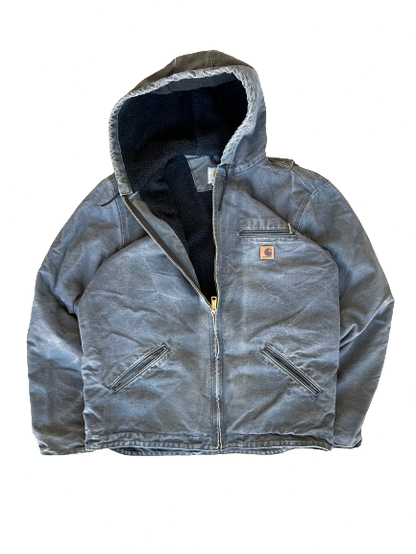 00s vintage carharrt hooded jacket (L)
